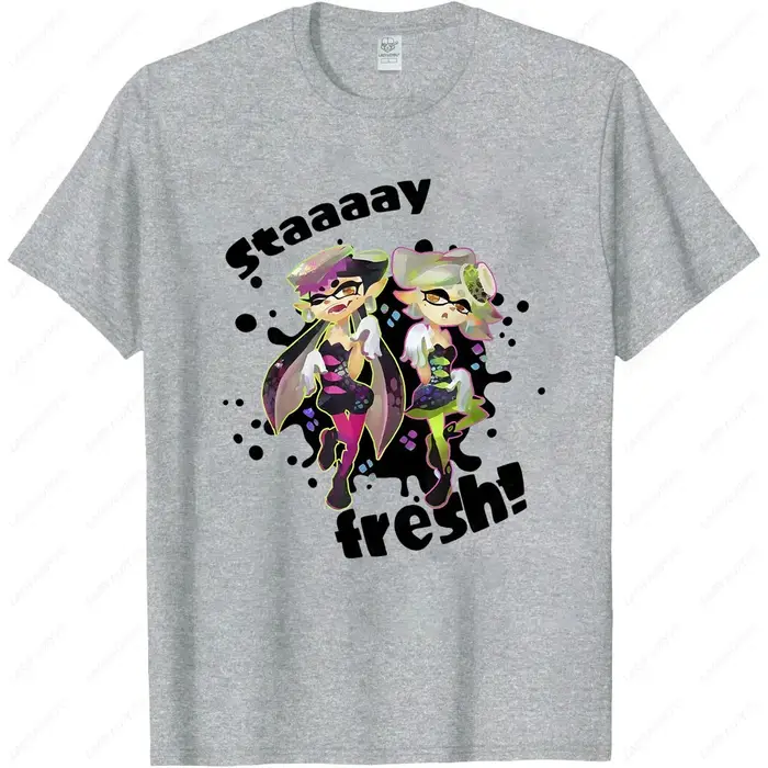 Splatoon Squid Sisters Stay Fresh T-shirt graphique été