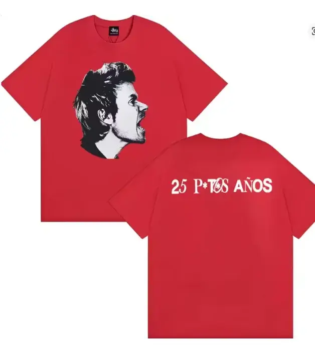 Dani Martín Concierto 25 Años Album Merch T-shirt Hommes Femmes Mode Hip Hop Streetwear T-shirts Coton Confort