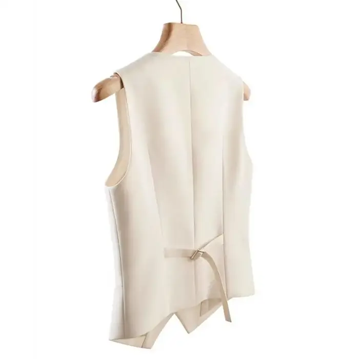 Gilet à simple boutonnage pour femmes