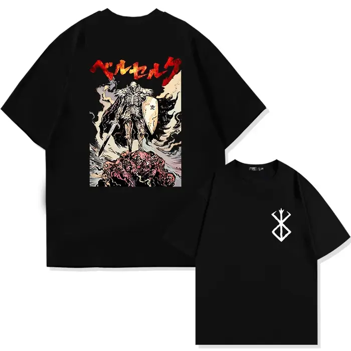 Japon Anime Berserk T-Shirt Guts imprimé graphique
