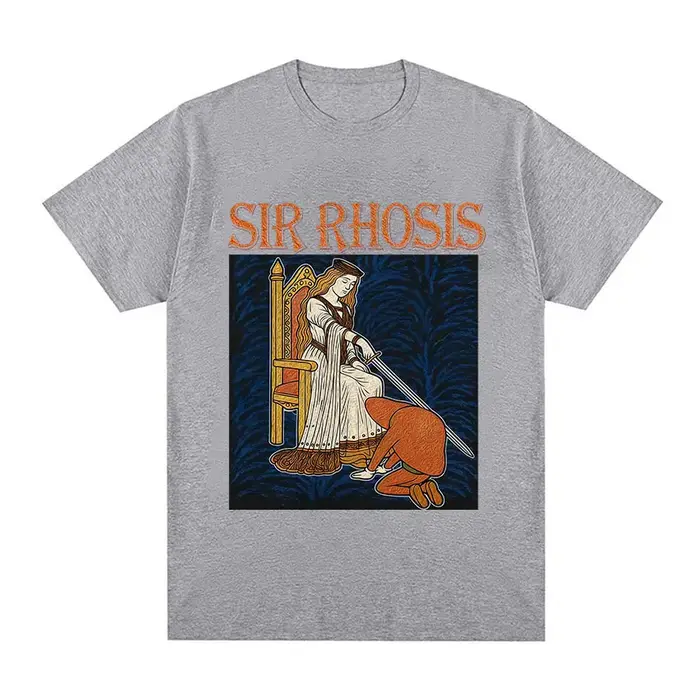 Sir Rhosis T-shirt médiéval drôle ivre chevalier Meme graphique