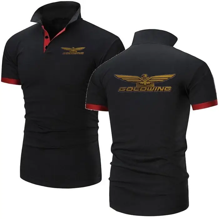 Polos Goldwing GL1800 japon motos revers t-shirts à manches courtes
