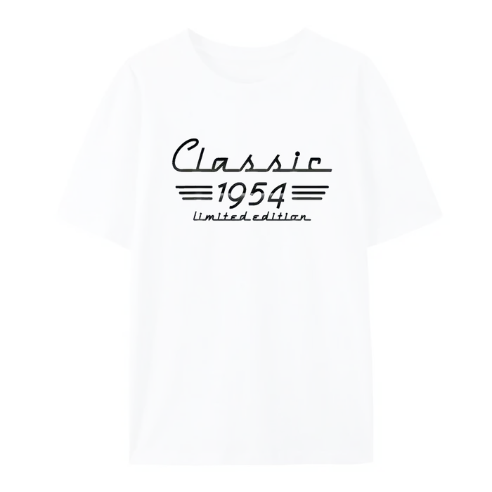 70e anniversaire chemise pour hommes les légendes sont nées en 1954 Vintage 70 ans T-Shirt 100% coton à manches courtes hauts t-shirts 51306