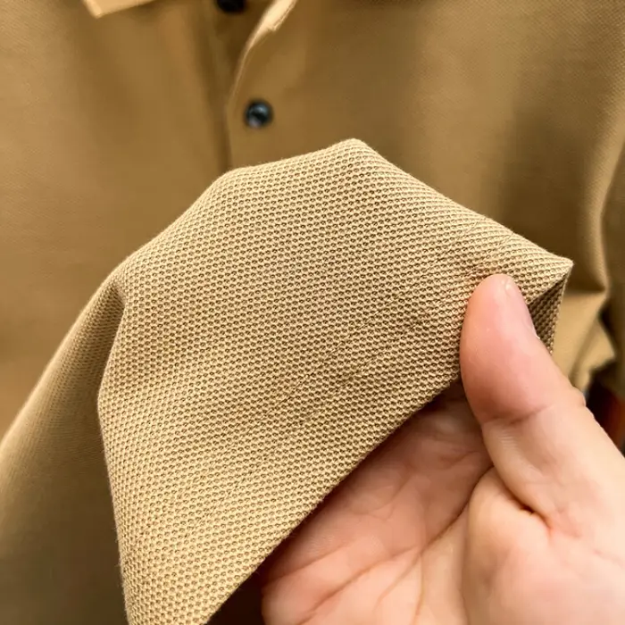 Polo Classique Homme Manches Courtes 100% Coton Mercerisé Respirant Été Casual Affaires Golf Hauts De Sport