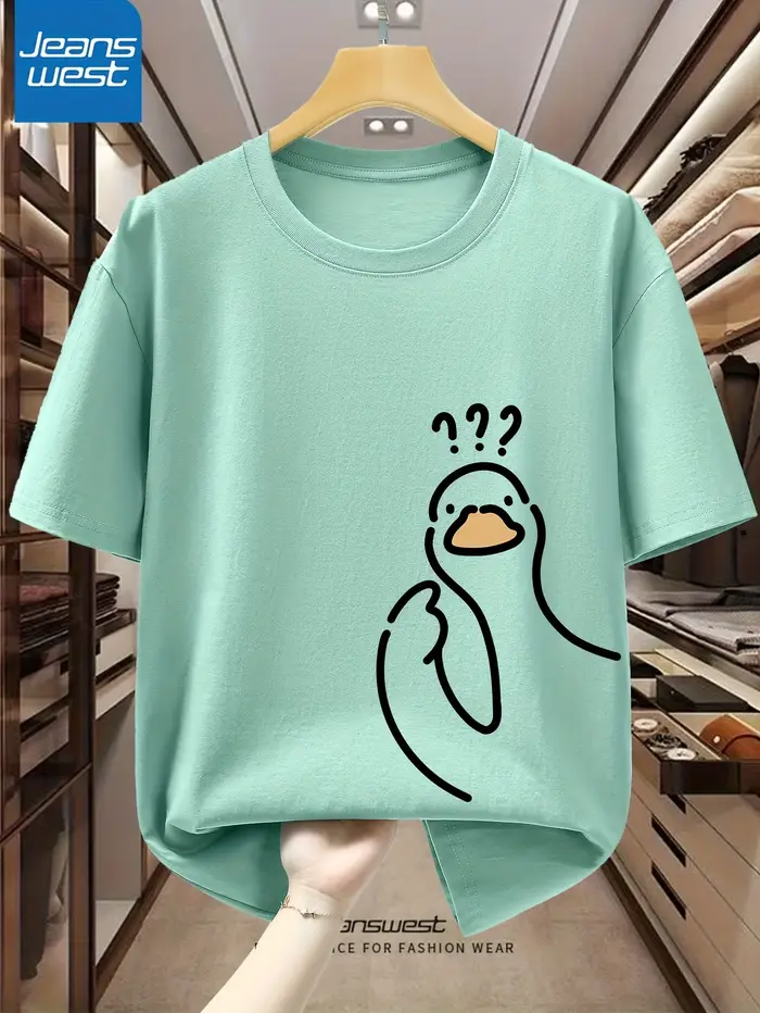 T-shirt à manches courtes et col rond pour hommes, 100% pur coton, à la mode, décontracté, ample, sp