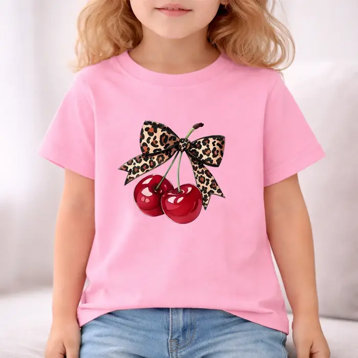 T-shirt pour enfants, T-shirts à manches courtes pour filles