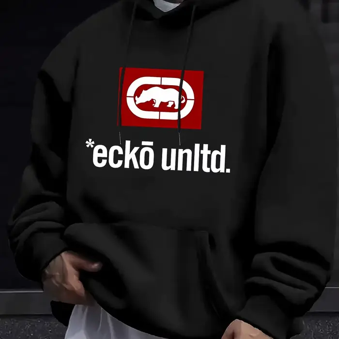 Nouveau sweat à capuche pour homme 2026 avec motif « Ecko Unlimited » - Pull décontracté à manches l