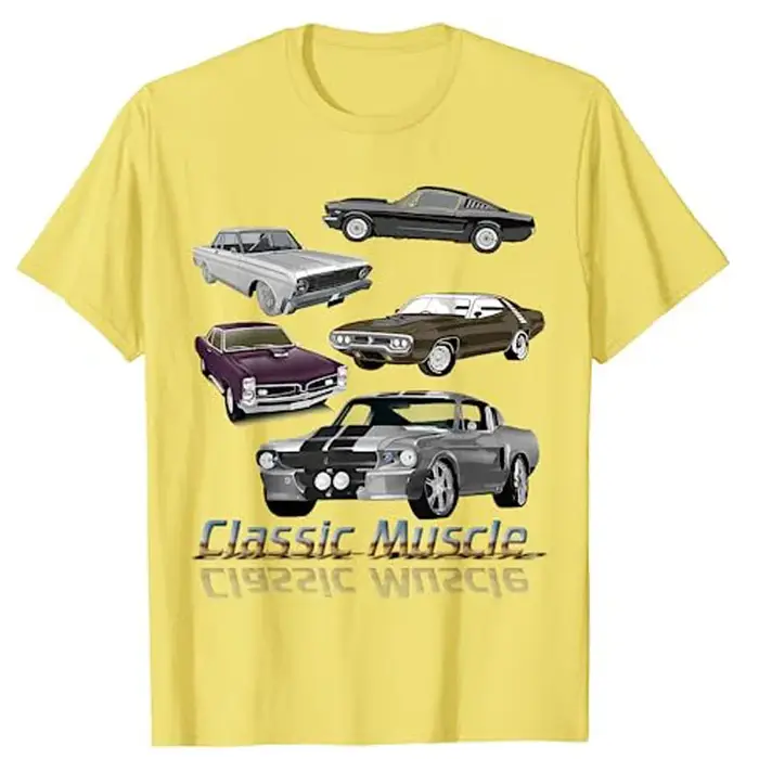 T-shirt fantaisie Muscle Cars