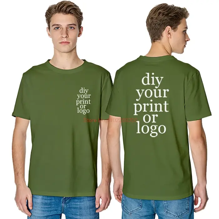 T-shirt imprimé personnalisé avec votre propre design