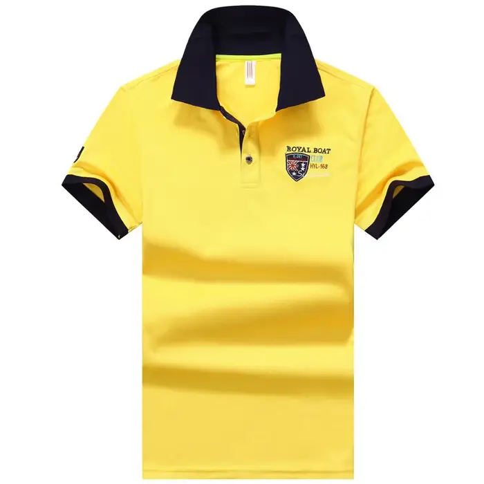 Polo décontracté à manches courtes pour hommes