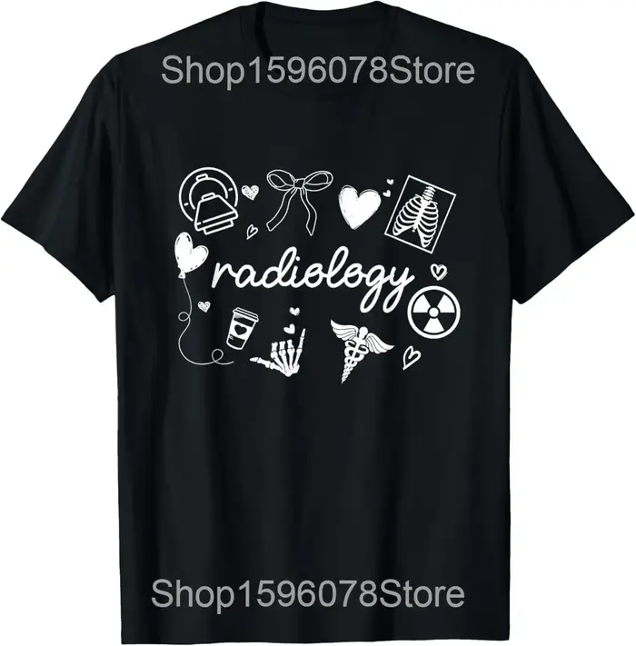Technologiste radiologique radiologie rayons X Rad Tech t-shirts hommes Humor Streetwear t-shirt à manches courtes unisexe vêtements amples