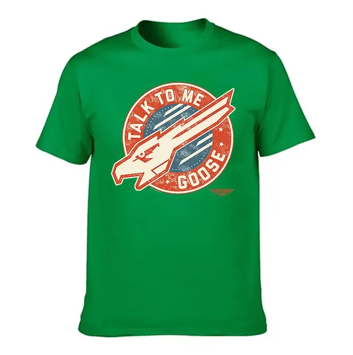 T-shirt en coton pour homme avec motif Top Gun Maverick Talk To Me Goose