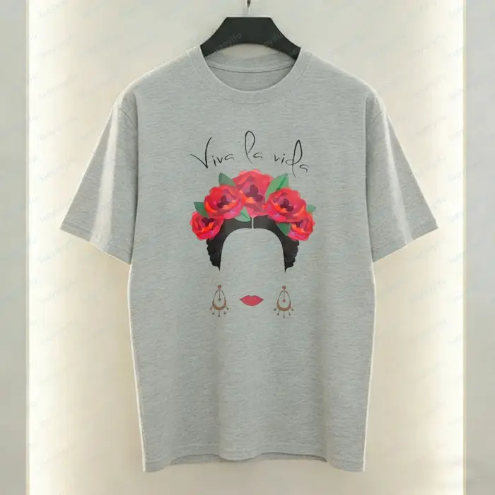 T-shirt Frida Kahlo Viva La Vida pour femme