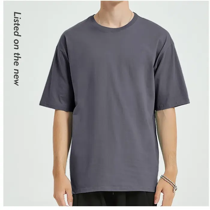T-shirts Homme Oversize 230 GSM Coton Pur Lourd 2026 Nouvelle Collection T-shirt