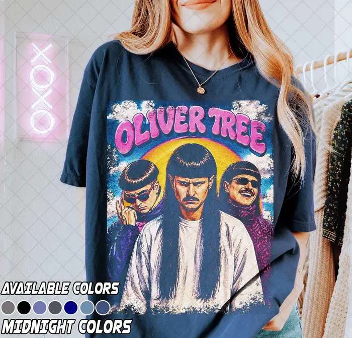 T-shirt Oliver Tree, T-shirt graphique Oliver Tree