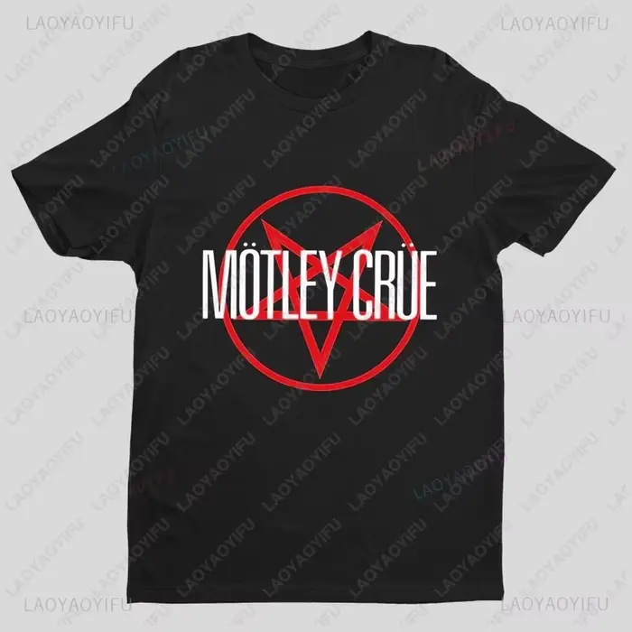 Vente Flash 2025 - Motley-Crue - T-shirt à manches courtes pour homme