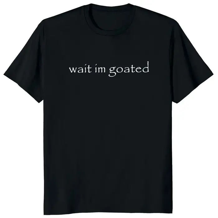 Attendre j'ai mal t-shirt drôle Meme tendance Y2k à manches courtes col rond été T-shirts décontract