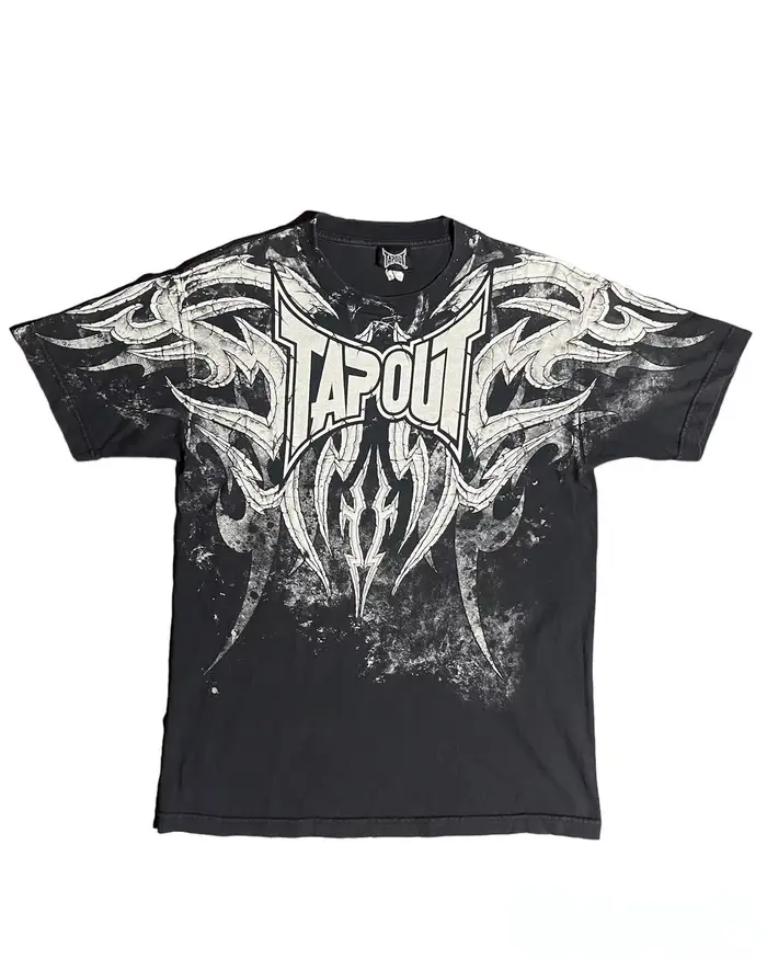 TAPOUT haute qualité coton lavé t-shirt gothique cravate-teinture graphique imprimé t-shirt Y2k surd