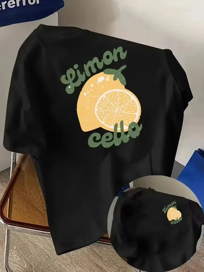 T-shirt imprimé Lemon Vita à manches courtes