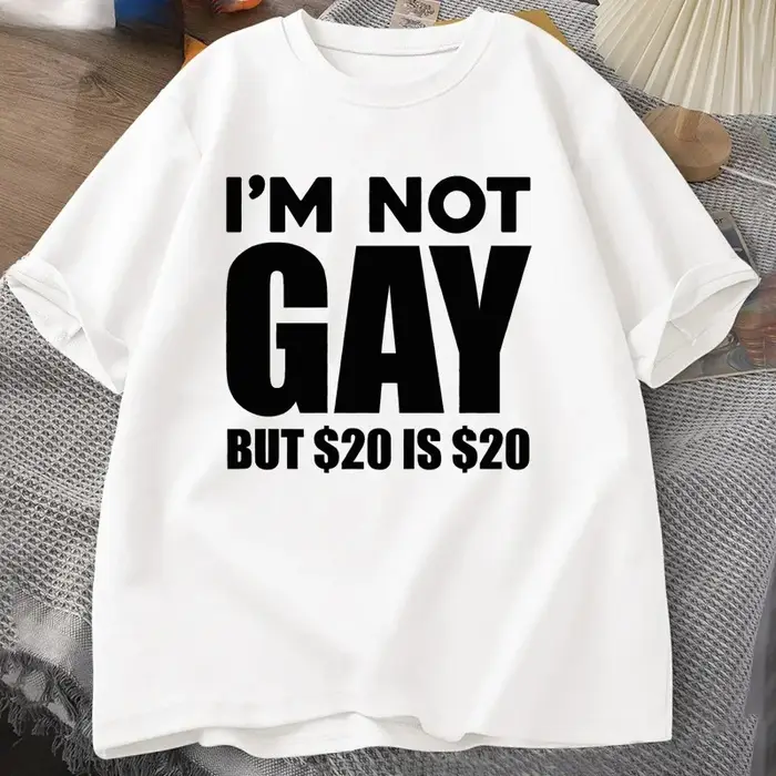 T-shirt « Je ne suis pas gay
