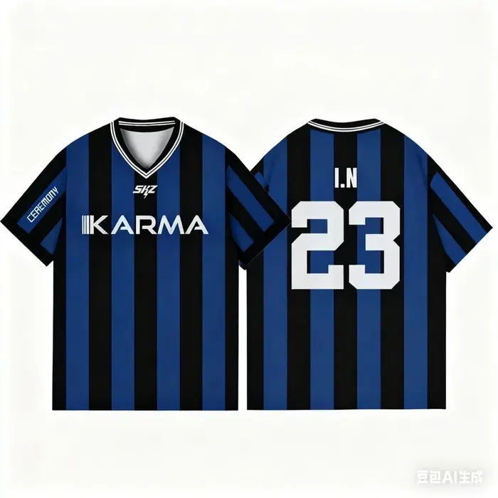 T-shirt graphique Kpop KARMA pour hommes et femmes
