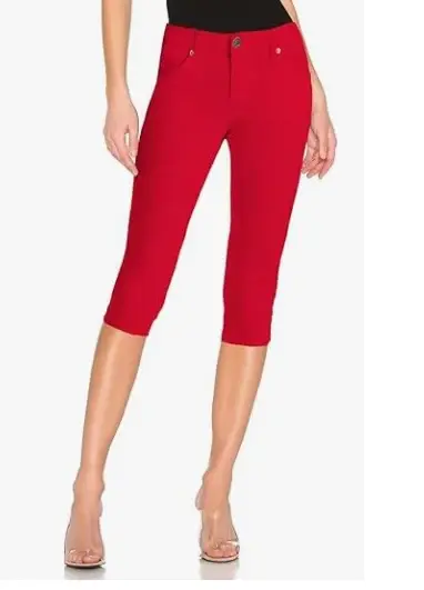 Jean court Capri en Denim pour femmes