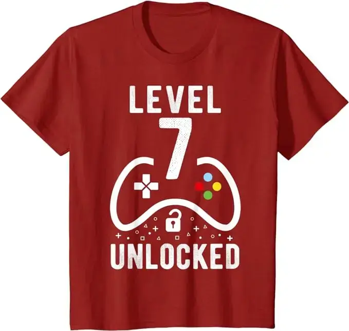 T-shirt graphique de jeu vidéo débloqué pour garçons