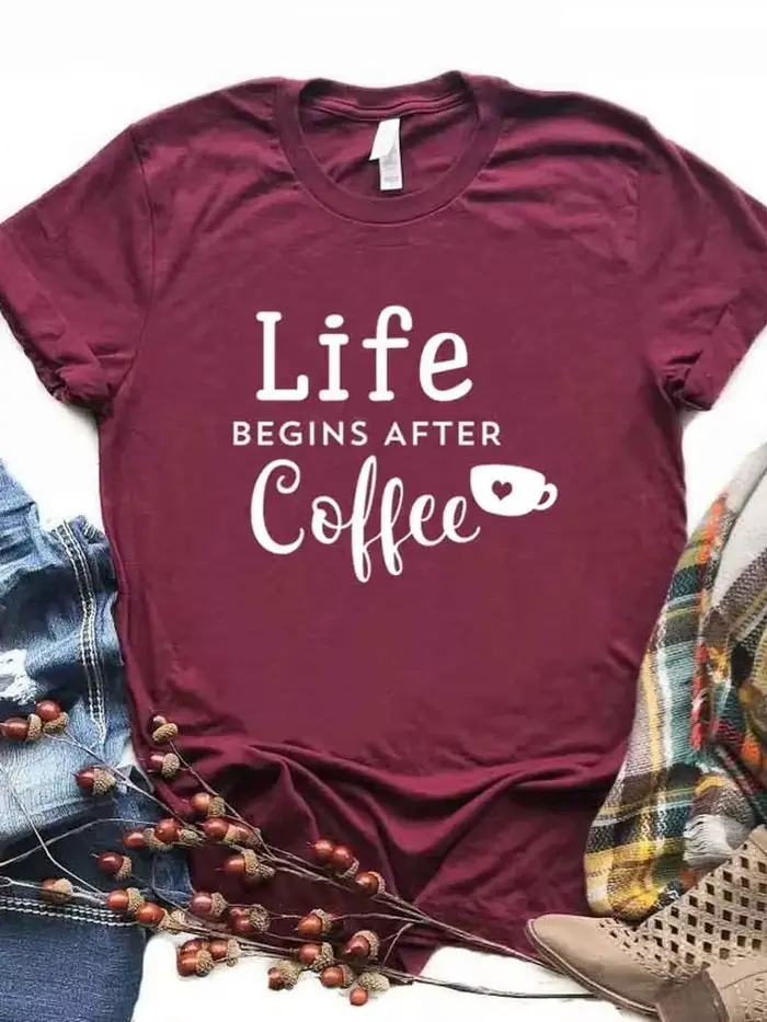 T-shirt manches courtes col rond femme