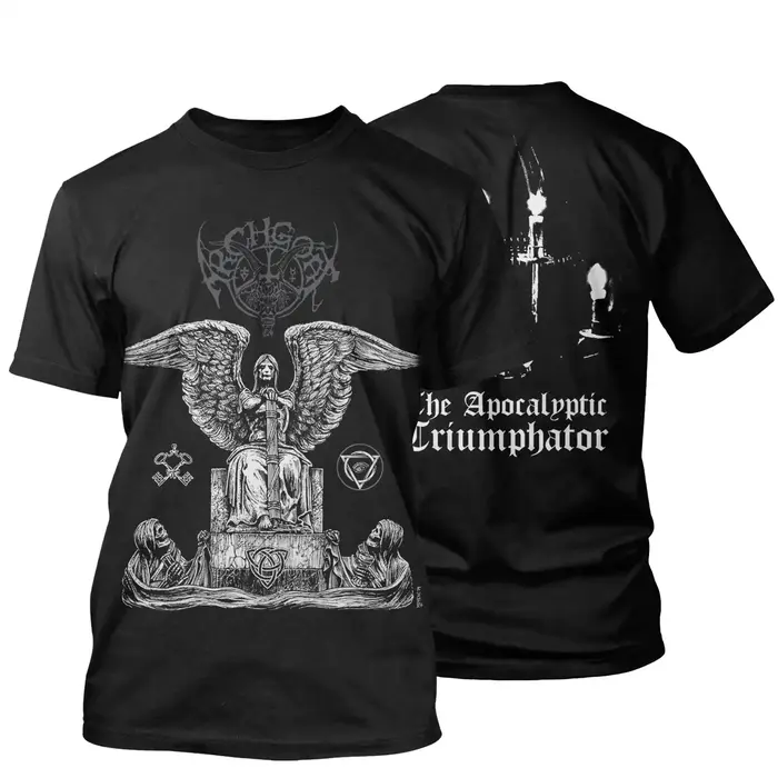 T-Shirt Archgoat Apocalyptic Trumphator Band, 100% coton, t-shirt graphique pour hommes et femmes, S