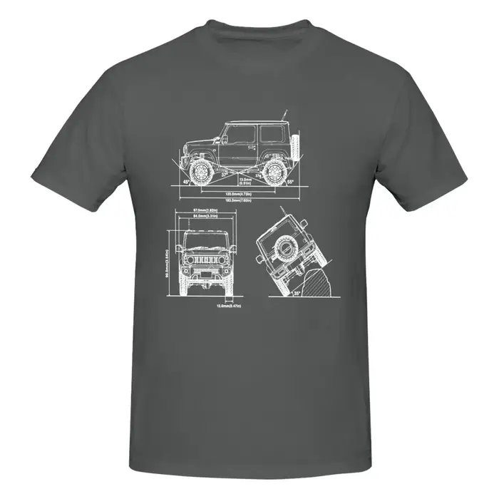 T-shirts graphiques Jimny pour fans de voitures japonaises