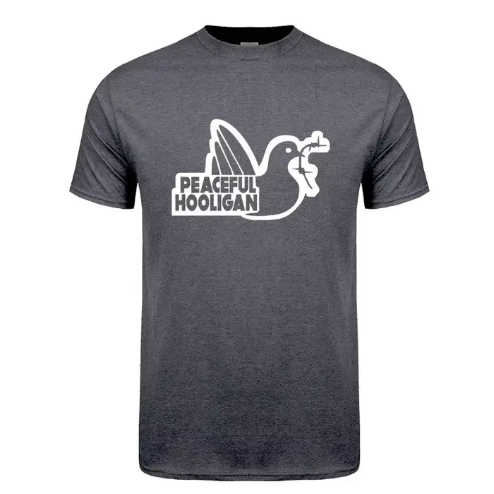 Paceful Hooligan t-shirt été hommes coton drôle T-Shirts