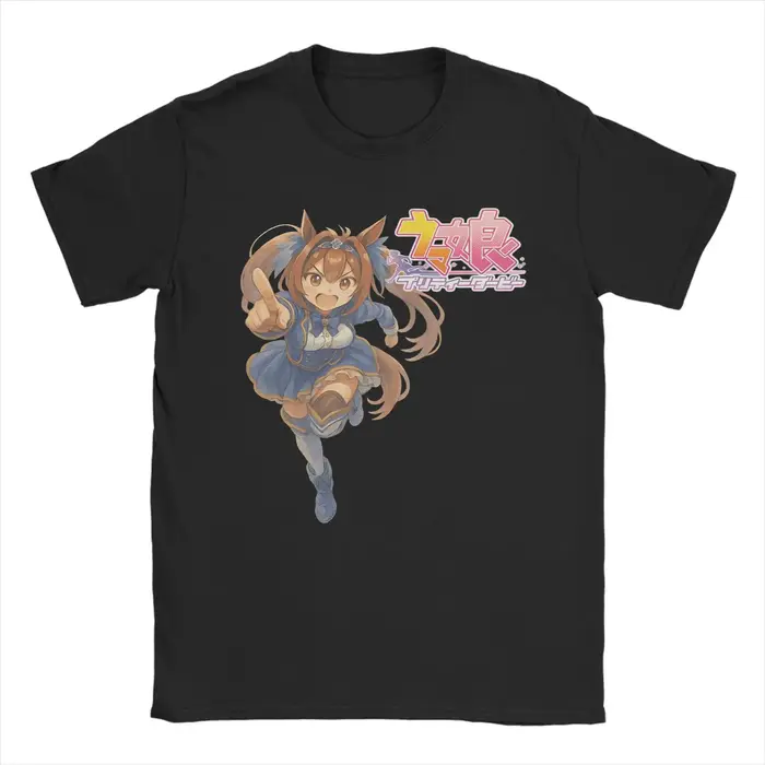 Umamusume jeu japonais T-Shirt été Vintage T-Shirts 100% coton nouveauté