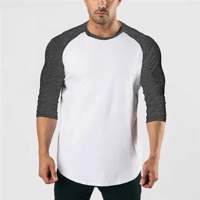 T-shirt à manches trois-quarts pour hommes