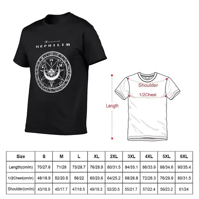 FiPublof-T-shirt graphique Nephilim pour hommes
