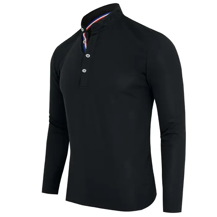 Polo à manches longues pour hommes