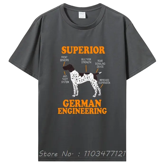 Allemand Shorthair pointeur drôle chien t-shirts été graphique coton Streetwear à manches courtes cadeaux d'anniversaire T-shirt hommes vêtements