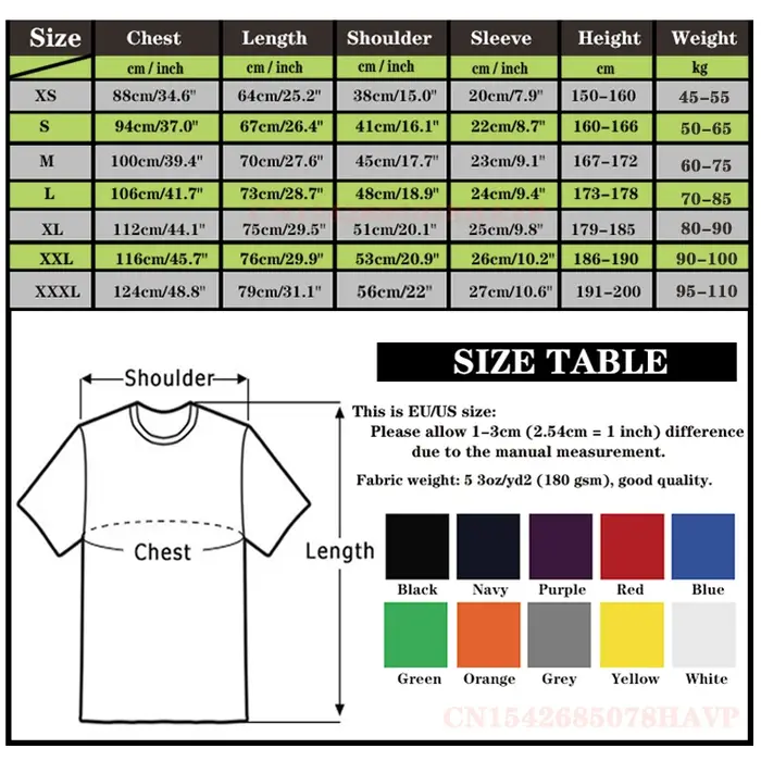 T-Shirt Classique en Coton Pur pour Homme