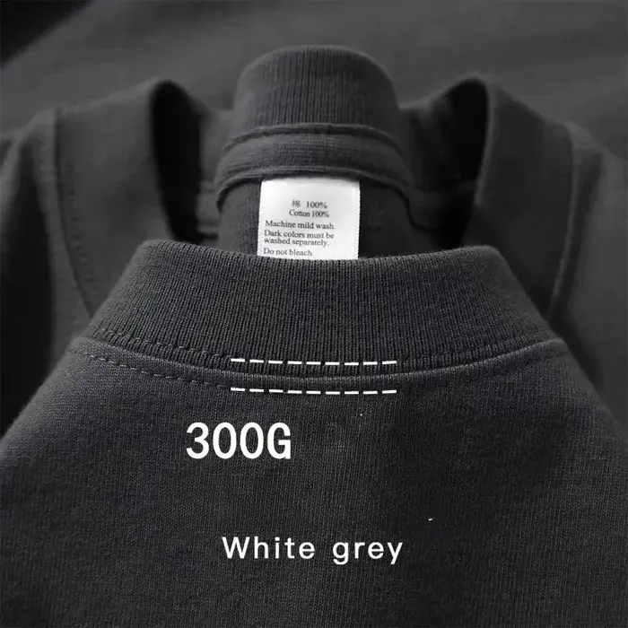 T-shirt à manches courtes en coton épais