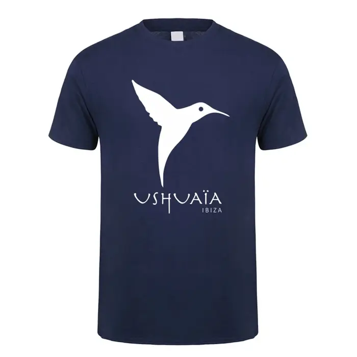 Ushuaia Ibiza t-shirt été hommes coton à manches courtes t-shirts cadeau homme