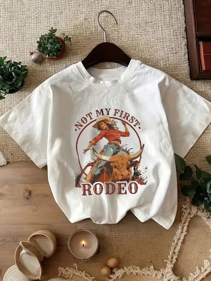 T-shirt pour femme Cowgirl Era Western Graphic