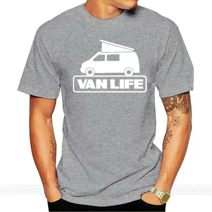 Van Life T-Shirt adulte toutes tailles-Van Rv moteur maison Camping T4 T5 T6 offre spéciale shubuzhi nouvelle marque de mode col rond hommes t-shirts