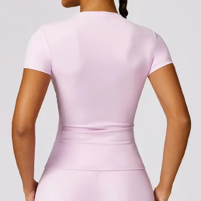 T-shirt de sport à manches courtes pour femmes