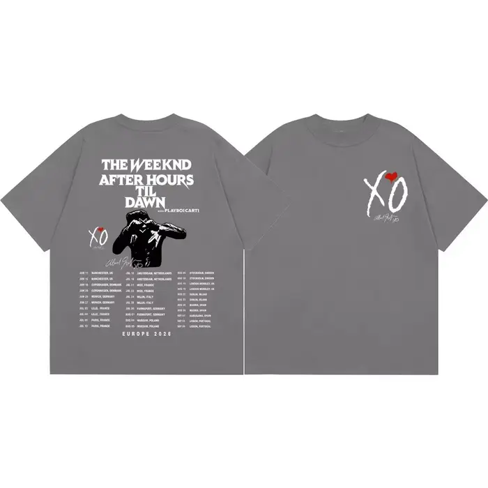T-shirt graphique The Weeknd After Hours Til Dawn Tour 2026