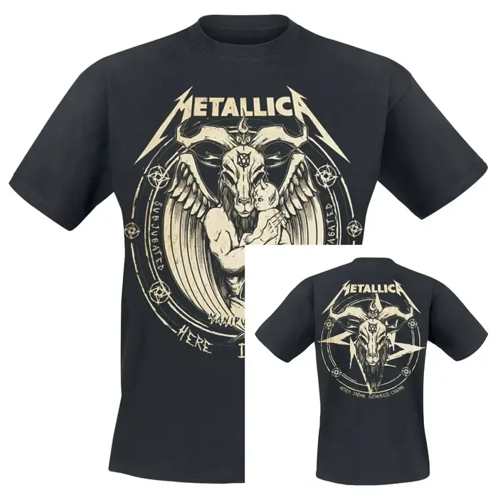 T-shirt graphique Metallica pour hommes et femmes