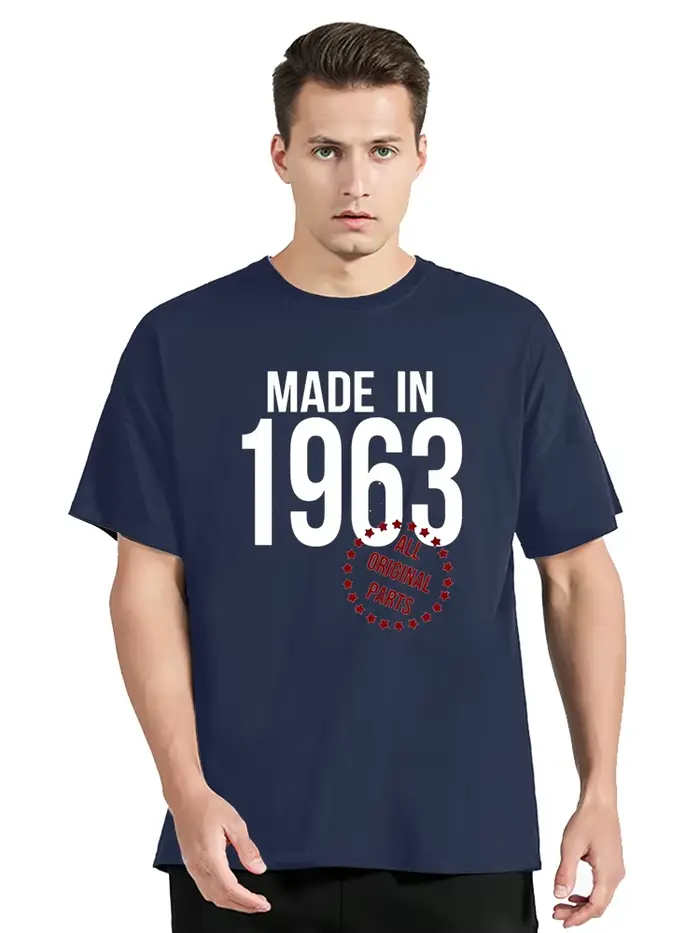 T-Shirt à Manches Courtes en Coton pour Homme