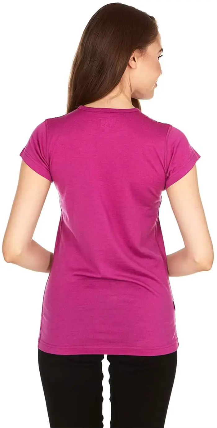 T-shirt en laine mérinos pour femme