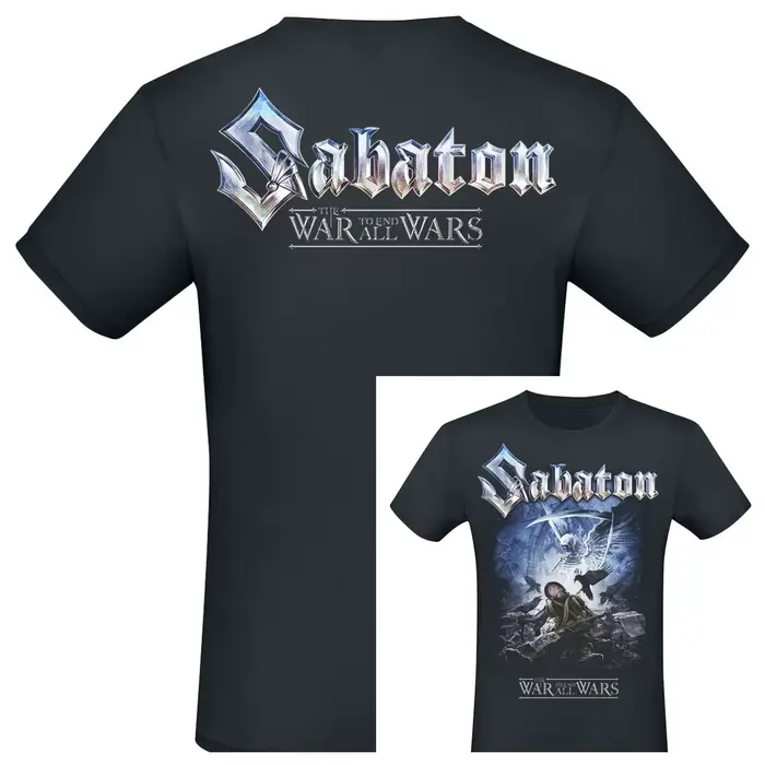 T-shirt unisexe en coton à motif Sabaton