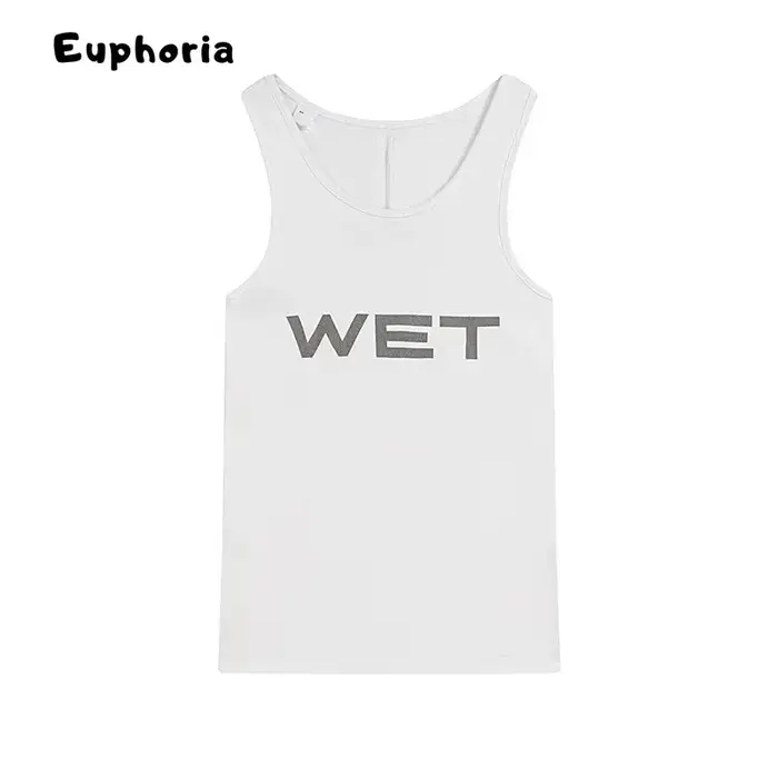 Euphoria Shoujo-Haut court Kpop blanc pour femme