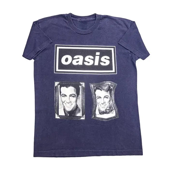 T-Shirt rétro Oasis Rock Punk Band