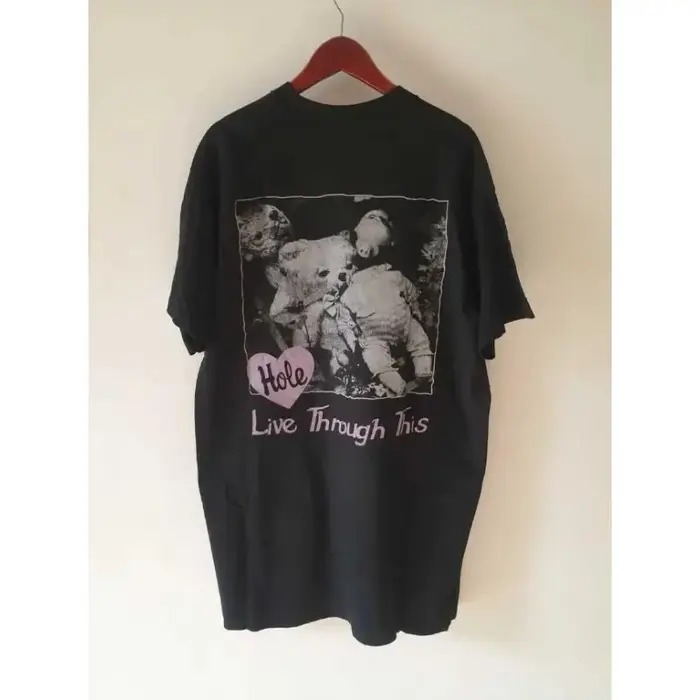 T-shirt Hole Band, T-shirt unisexe en pur coton, Nouveau T-shirt décontracté et tendance en coton po